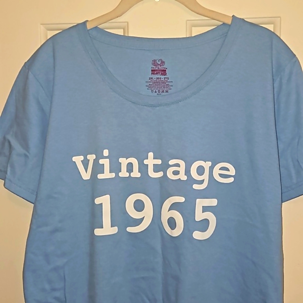 Are you 61 this year? 😁🤔 "Vintage 1965" Fitted T-Shirt NWOT